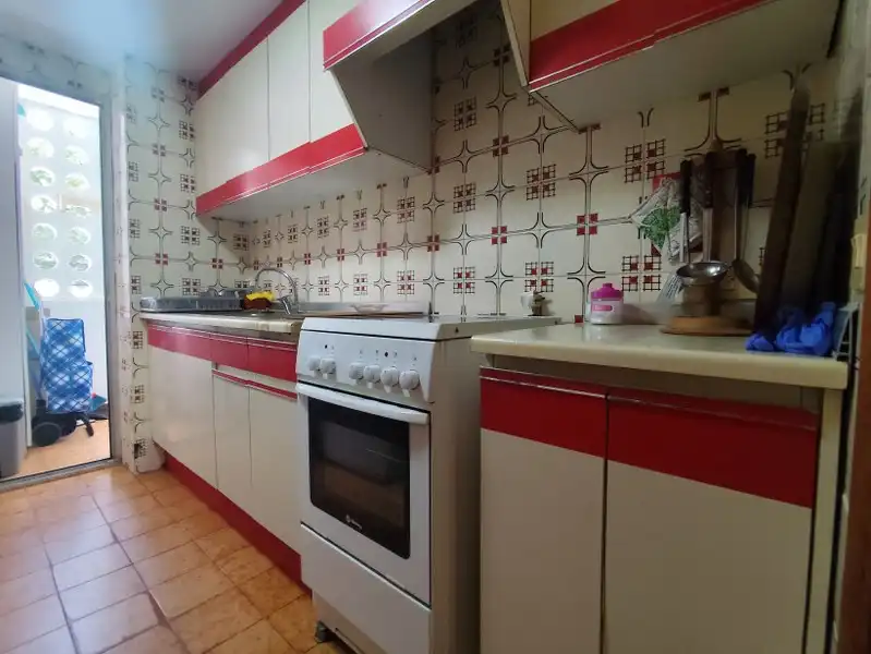 Cocina de Apartamento en venta en Cullera con Terraza, Amueblado y Horno