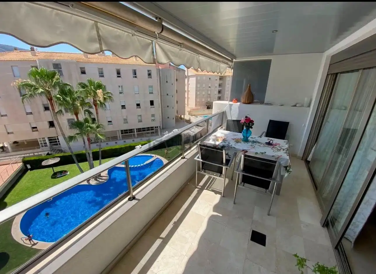 Terrassa de Apartament en venda en L'Alfàs del Pi amb Aire condicionat, Moblat i Forn