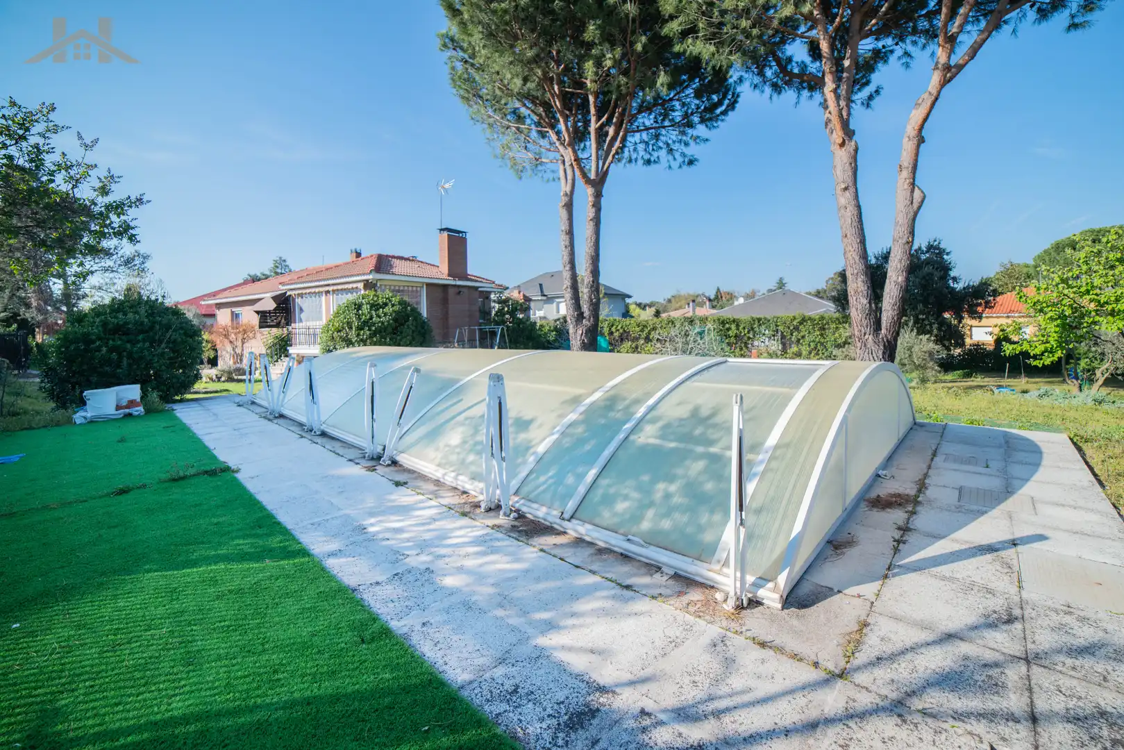 Piscina de Casa o chalet en venta en Villanueva de la Cañada con Jardín privado y Piscina