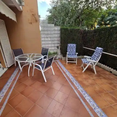 Terrassa de Casa adosada de lloguer en Islantilla amb Terrassa