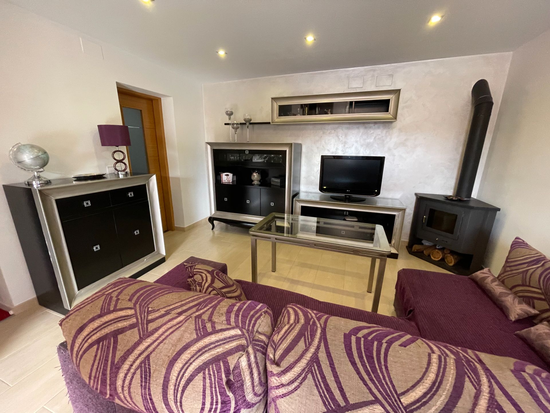 Living room of House or chalet to rent in  Córdoba Capital  with Air Conditioner, Terrace and Furnished