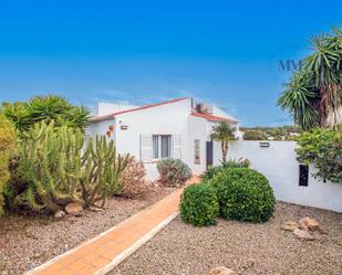 Exterior view of House or chalet for sale in Sant Lluís  with Air Conditioner, Private garden and Terrace