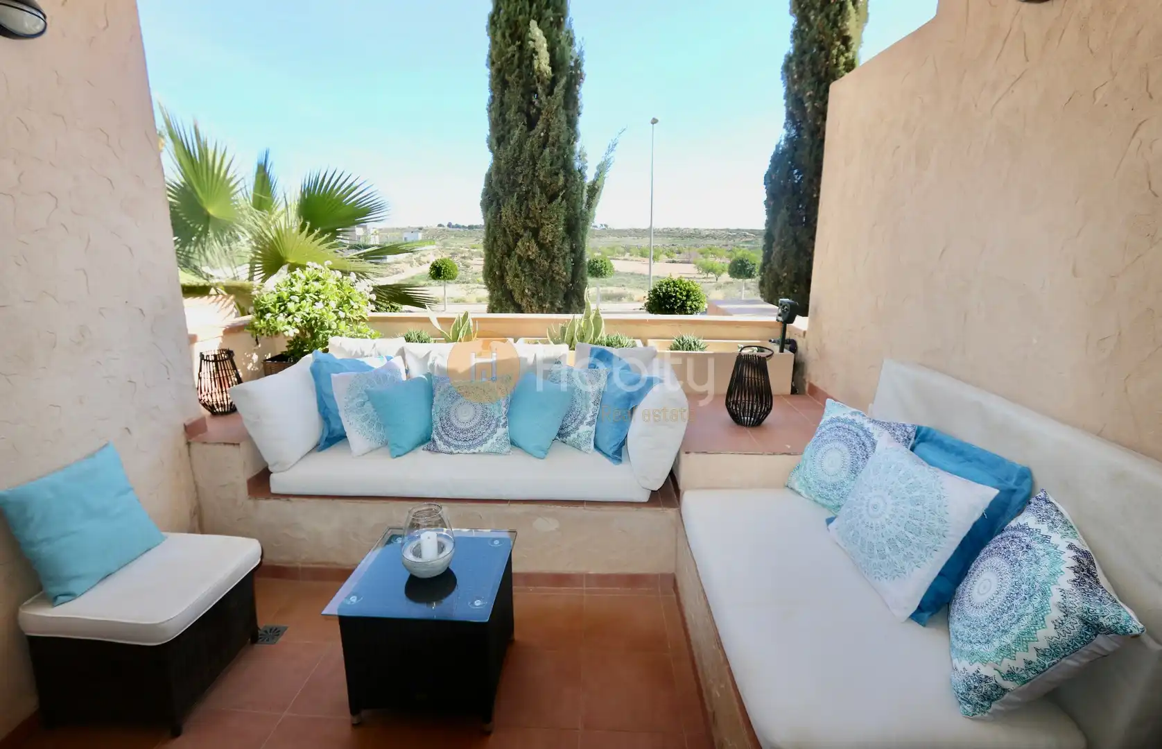 Terraza de Planta baja en venta en Fuente Álamo de Murcia con Aire acondicionado, Calefacción y Terraza