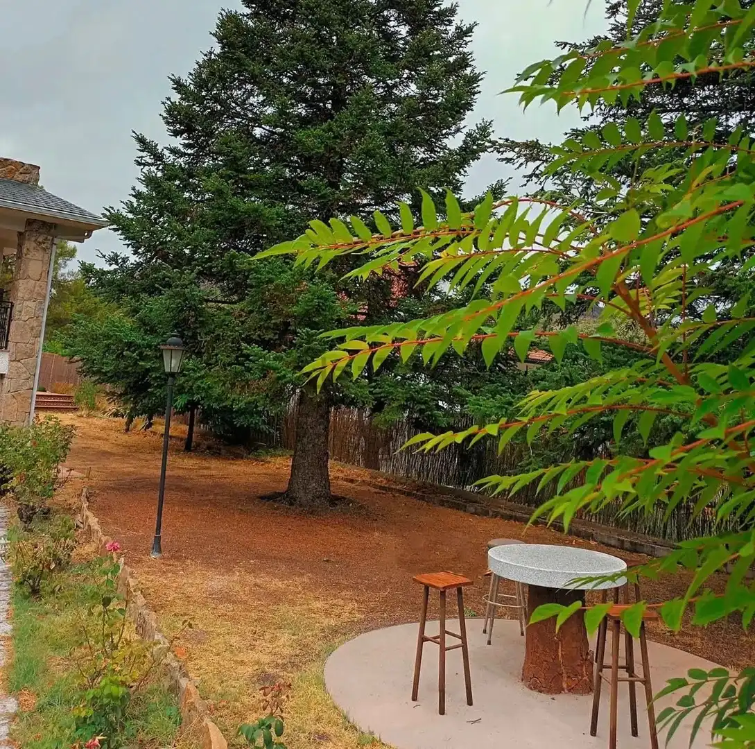 Jardí de Casa o xalet de lloguer en Becerril de la Sierra amb Aire condicionat, Calefacció i Jardí privat