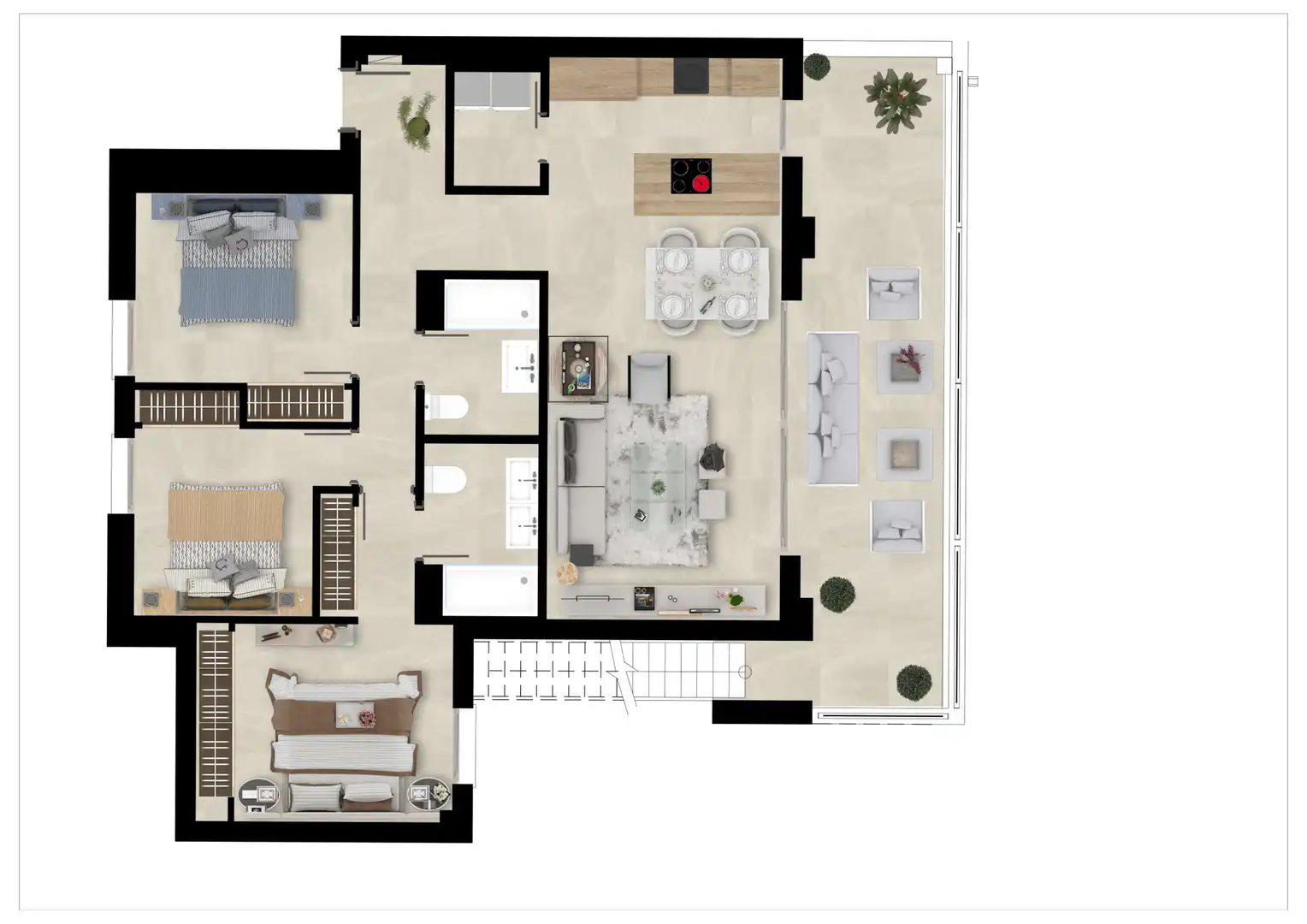 Apartamento con piscina en venta en La Cala Golf - Lagar Martell, imagen 18