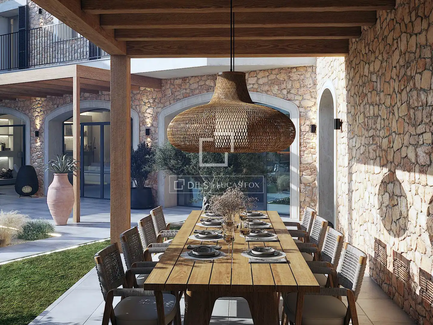 Terrassa de Casa o xalet en venda en Ses Salines amb Aire condicionat, Calefacció i Jardí privat