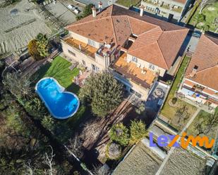 Vista exterior de Finca rústica en venda en Gurb amb Terrassa, Piscina i Balcó