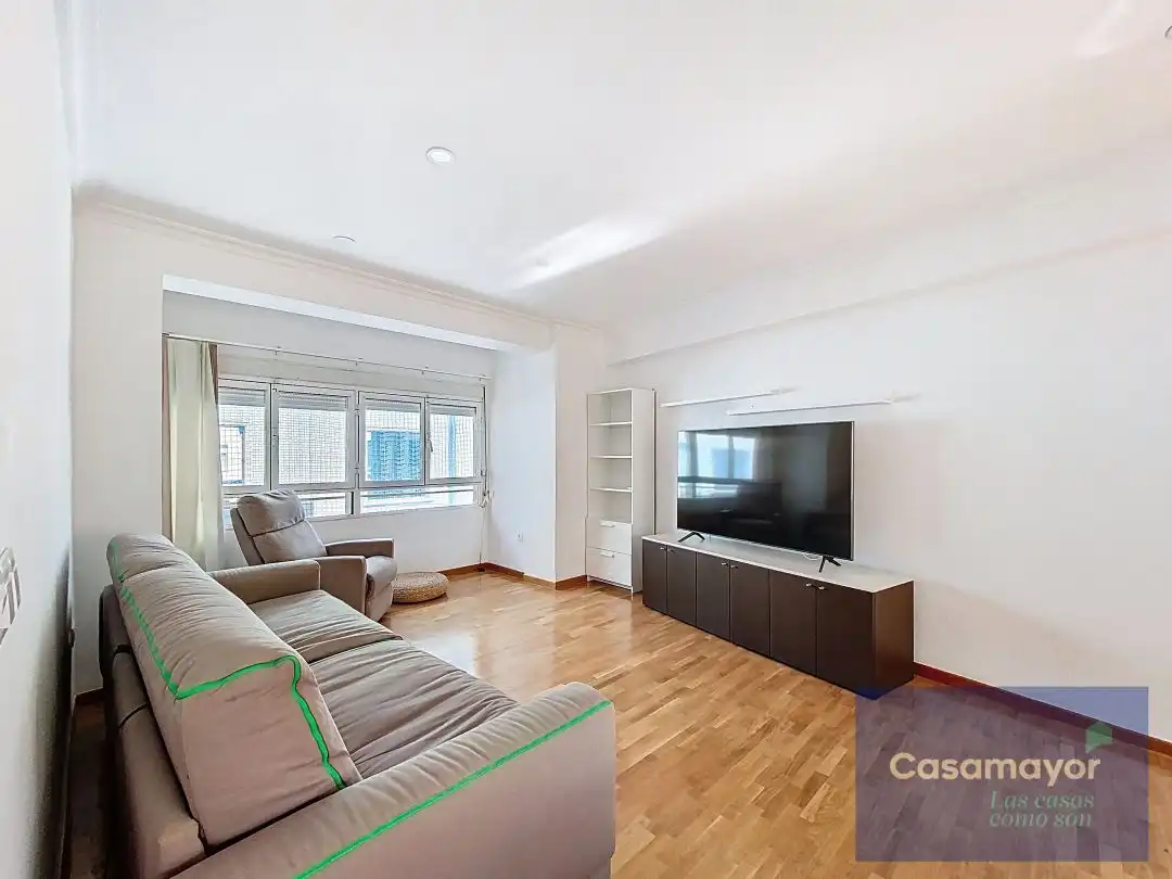 Sala de estar de Piso de alquiler en Alicante / Alacant con Aire acondicionado y Calefacción