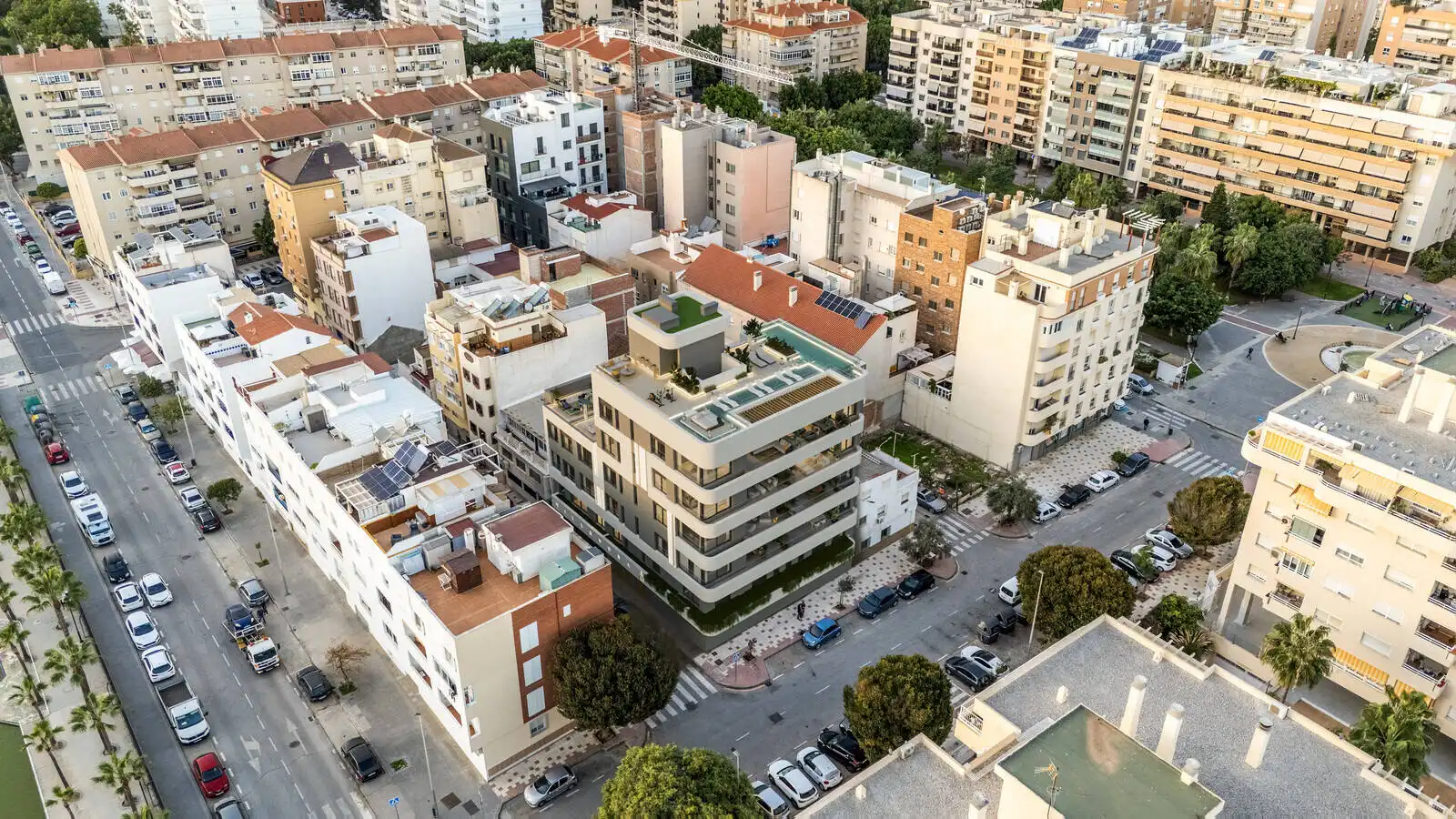 Exterior view of Apartments for sale in Málaga  with Air Conditioner, Terrace and Storage room