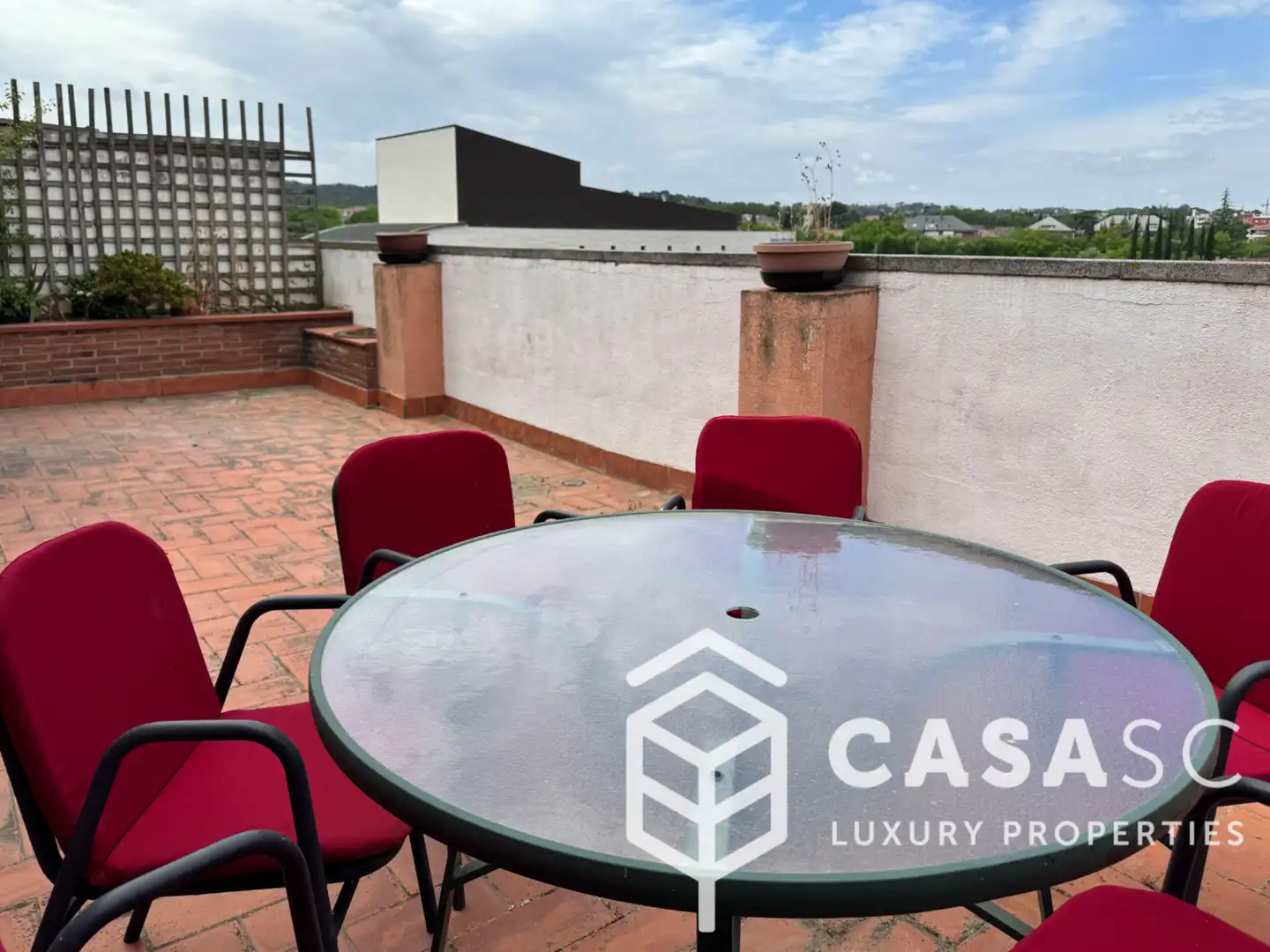 Terrace of Attic for sale in Sant Cugat del Vallès  with Air Conditioner, Heating and Parquet flooring
