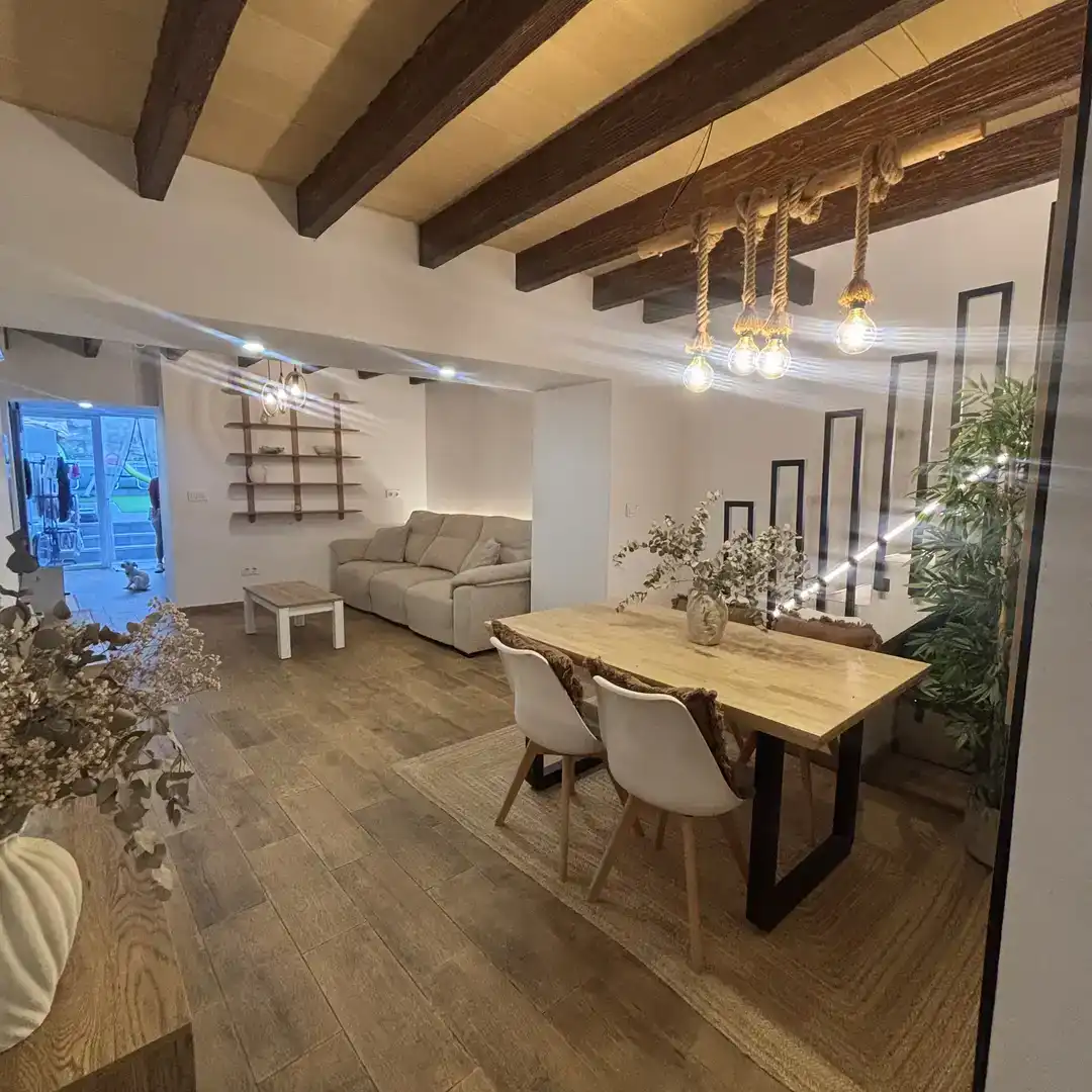Sala de estar de Casa o chalet en venta en Inca con Aire acondicionado, Jardín privado y Parquet