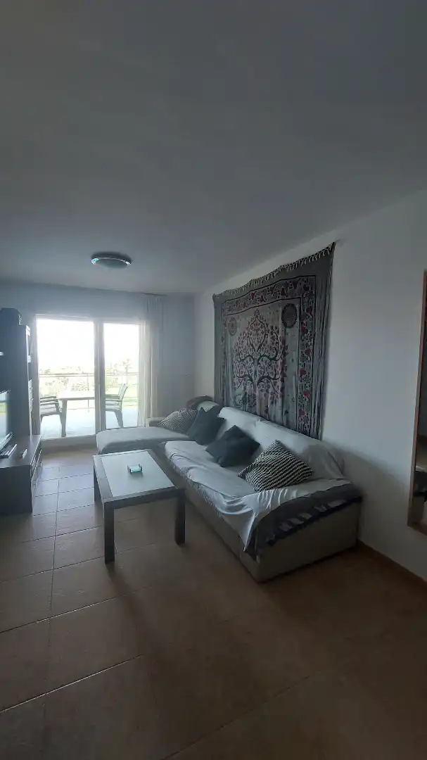 Wohnzimmer von Wohnungen zur Miete in La Manga del Mar Menor mit Klimaanlage, Terrasse und Möbliert