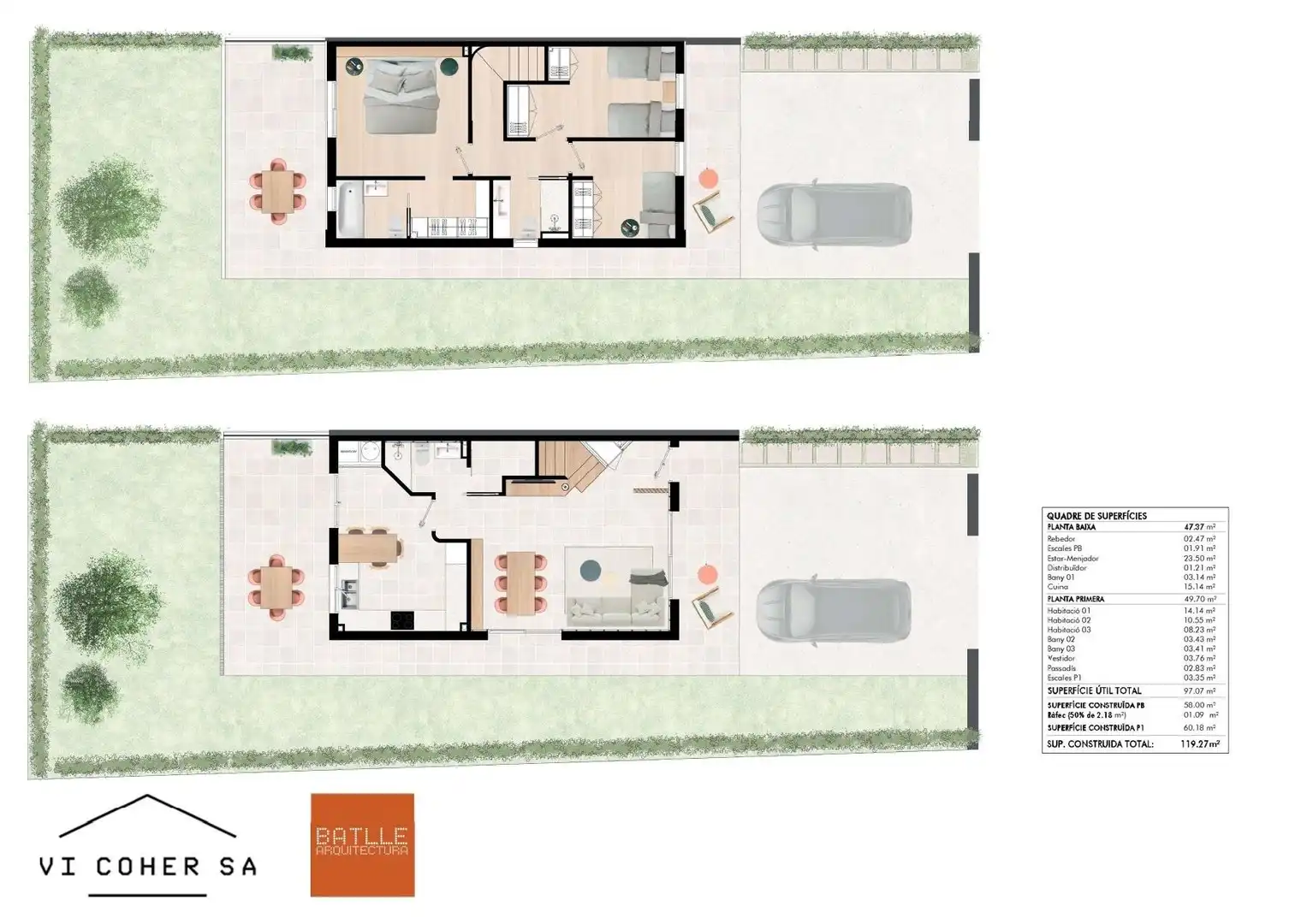 Casa adosada en venta en Navata con Calefacción, Jardín privado y Parquet