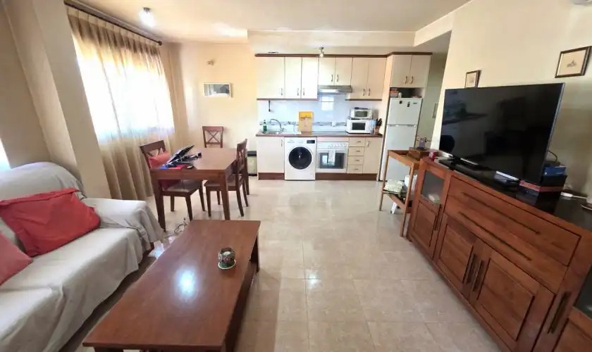 Sala de estar de Piso en venta en Carboneras con Aire acondicionado, Trastero y Amueblado