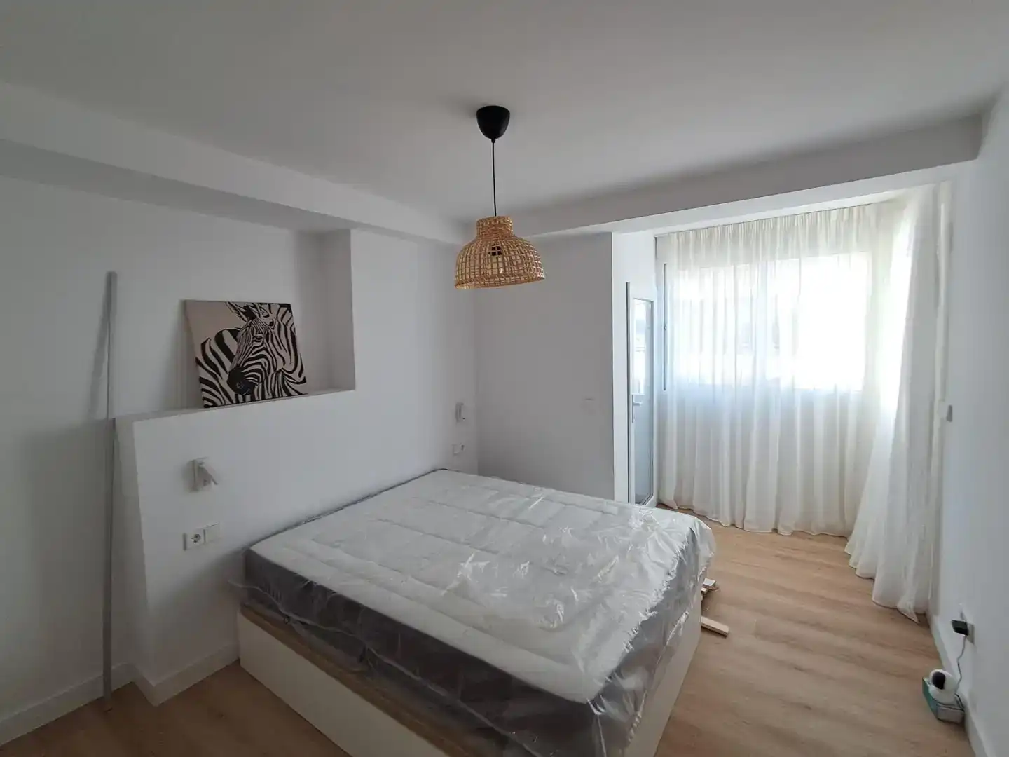Schlafzimmer von Wohnung zur Miete in Marbella mit Klimaanlage und Balkon
