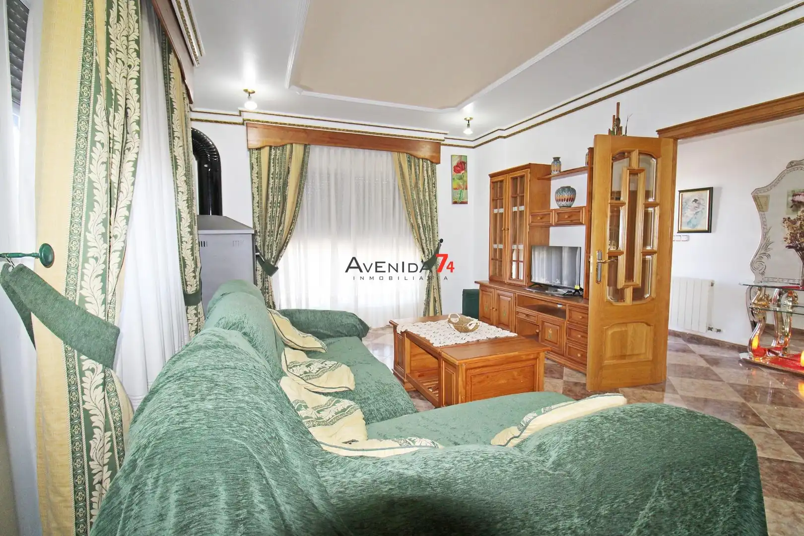 Sala d'estar de Casa o xalet en venda en Lorca amb Aire condicionat, Calefacció i Jardí privat