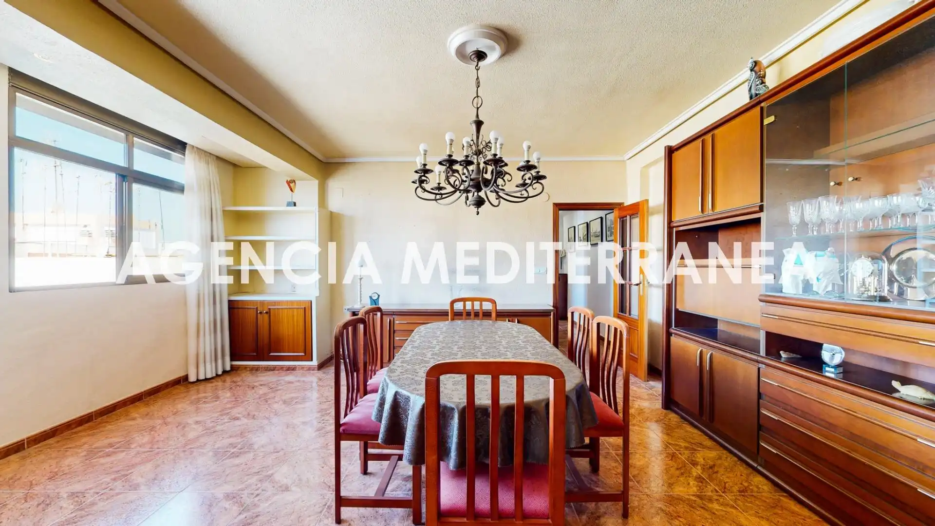 Dining room of Flat for sale in Valencia  with Air Conditioner and Balcony
