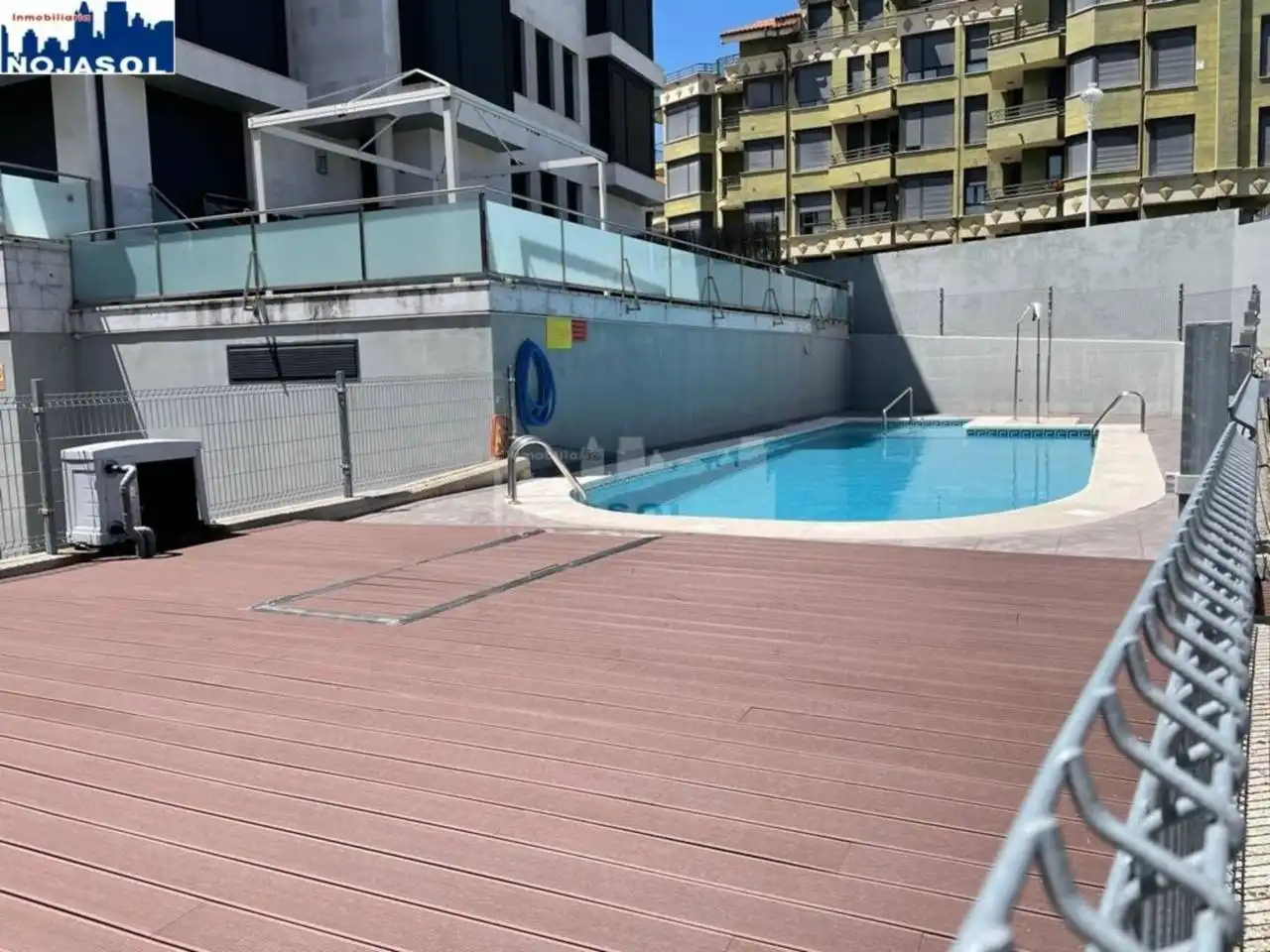 Schwimmbecken von Wohnung zur Miete in Noja mit Heizung, Privatgarten und Terrasse
