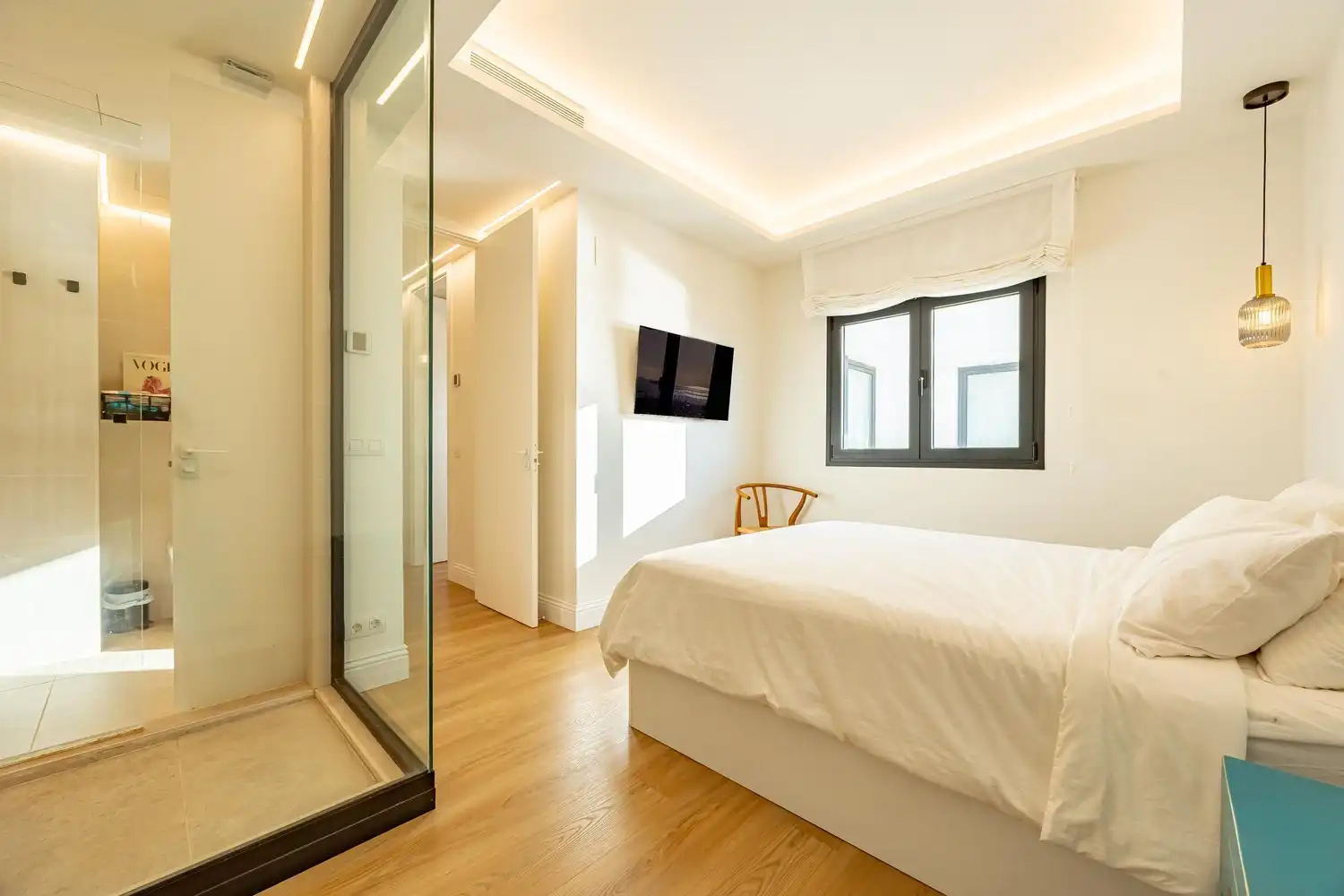 Schlafzimmer von Dachboden zum Verkauf in Las Palmas de Gran Canaria mit Klimaanlage, Terrasse und Möbliert
