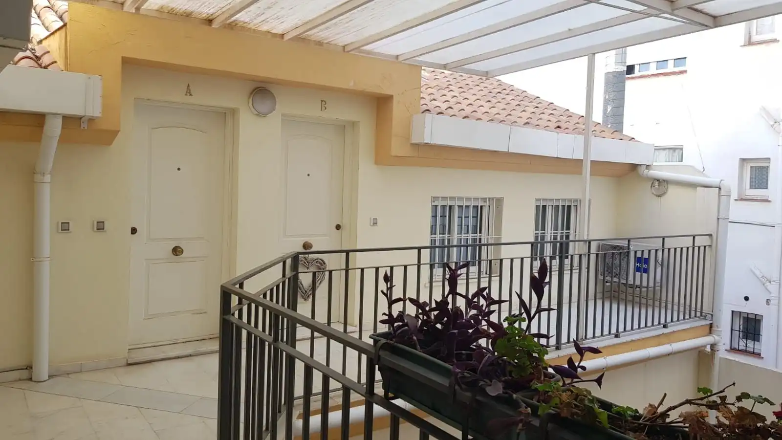Balcony of Apartments for rent in Málaga  with Air Conditioner, Furnished and Washing machine