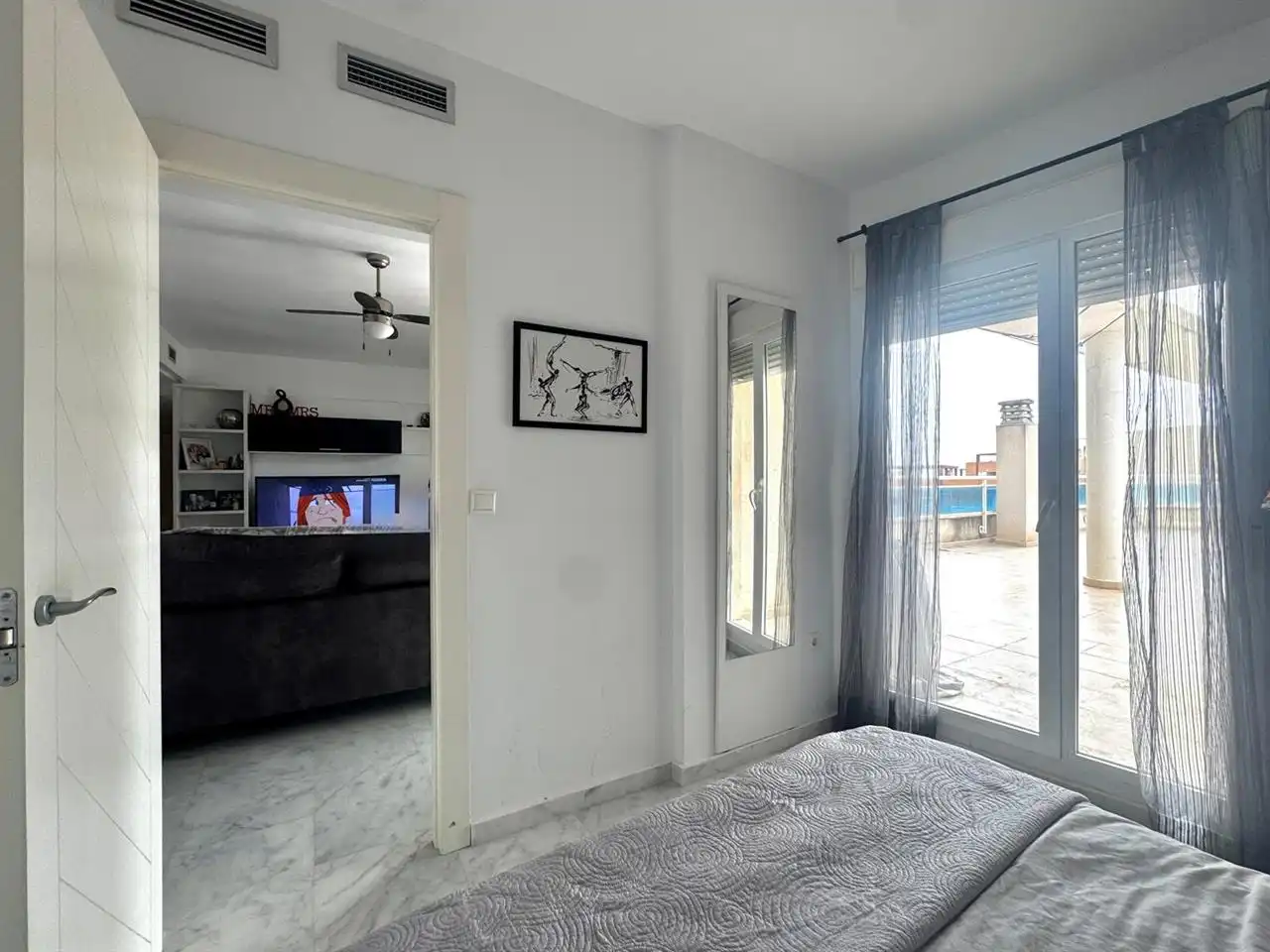 Habitación de Piso en venta en Villajoyosa / La Vila Joiosa con Aire acondicionado, Calefacción y Terraza