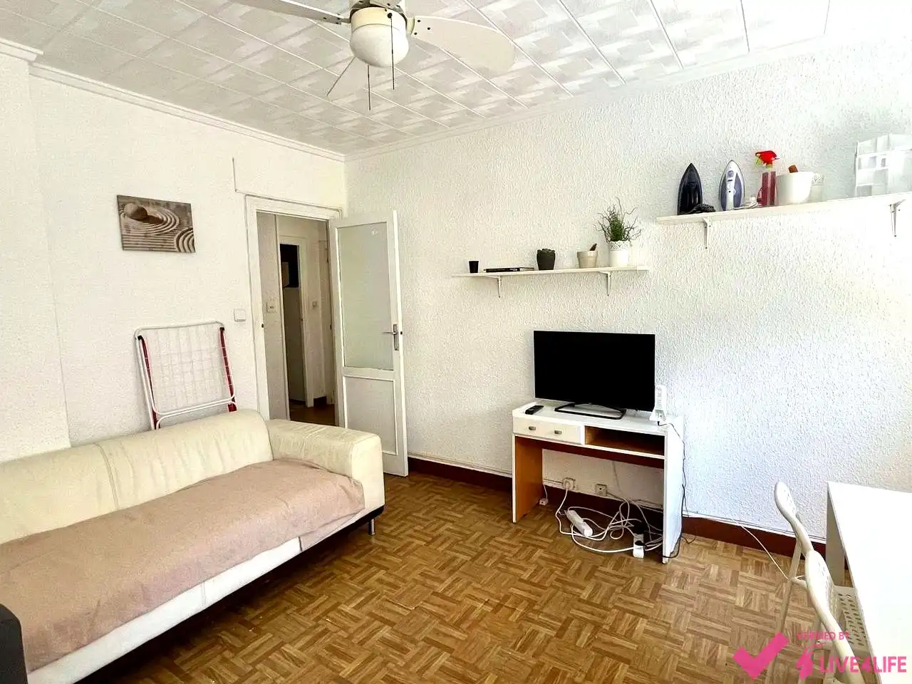 Sala de estar de Piso de alquiler en Valencia con Jardín privado y Amueblado