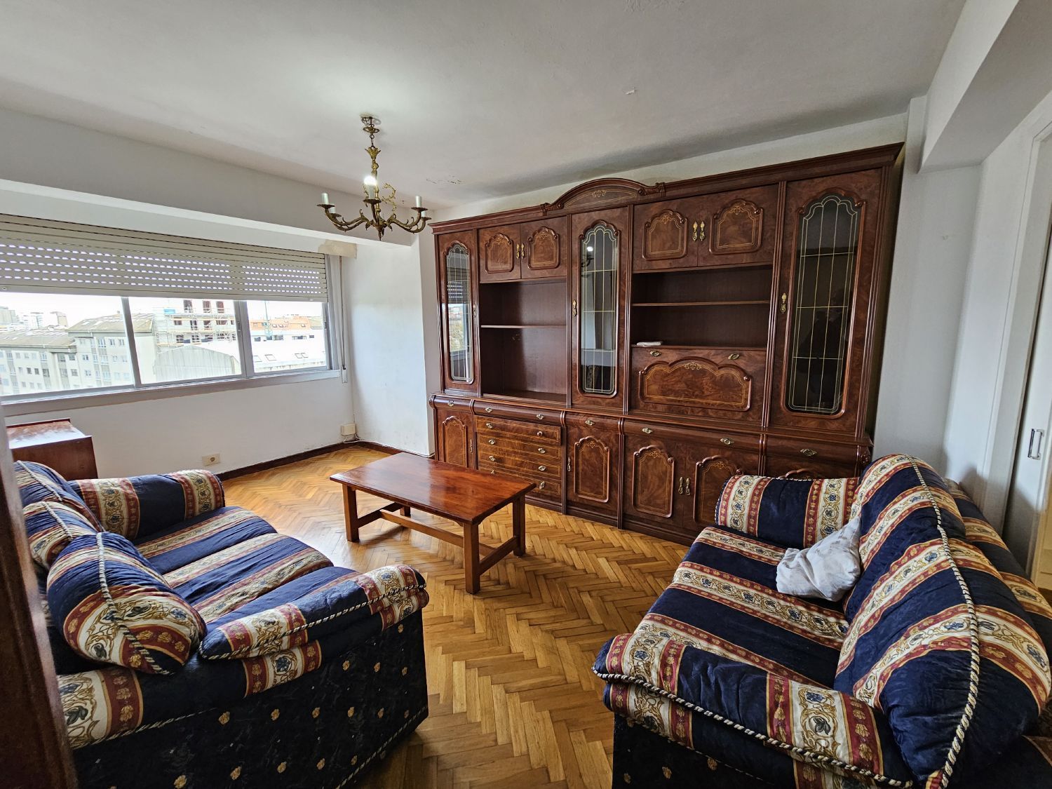 Living room of Flat for sale in A Coruña Capital   with Furnished