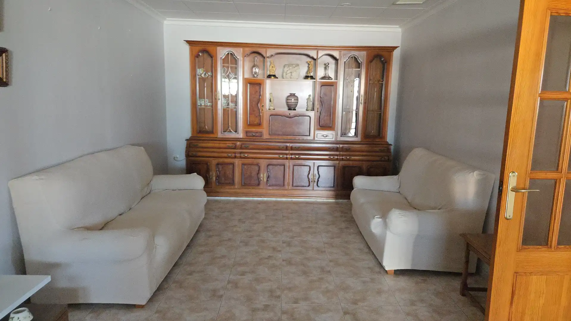 Sala de estar de Finca rústica en venta en Barxeta con Aire acondicionado, Jardín privado y Terraza