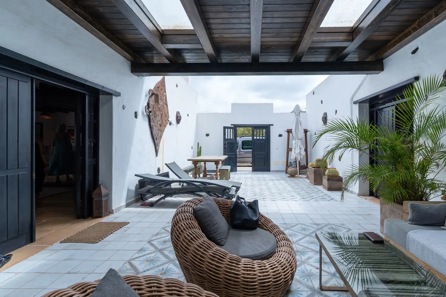 Terrace of Country homes for sale in Haría pueblo
