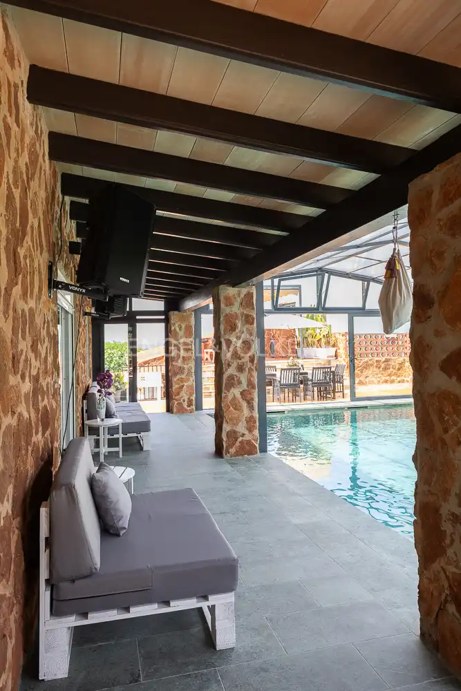Terrassa de Casa o xalet en venda en Torrent amb Calefacció, Jardí privat i Terrassa