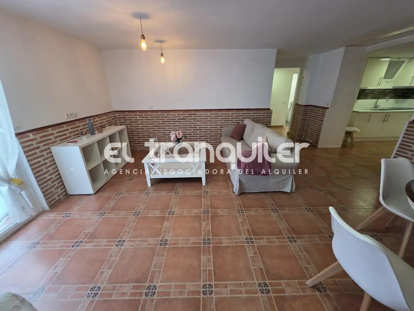 Sala de estar de Piso de alquiler en Madrid con Terraza, Amueblado y Lavadora