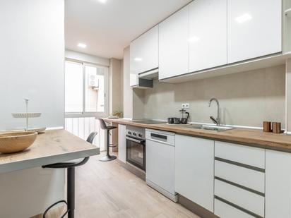 Kitchen of Flat for sale in  Madrid Capital  with Heating and Storage room