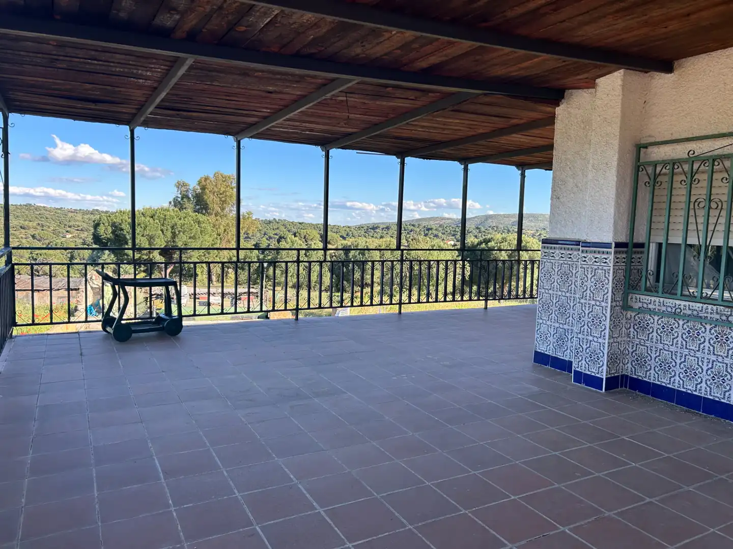 Terraza de Finca rústica en venta en Navas del Rey con Calefacción, Jardín privado y Terraza