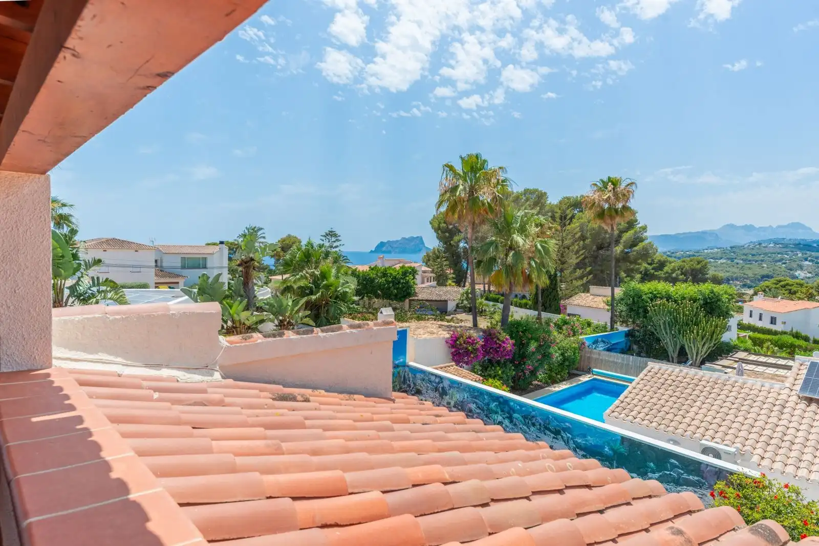 Vista exterior de Casa o chalet en venta en Moraira con Aire acondicionado, Calefacción y Terraza