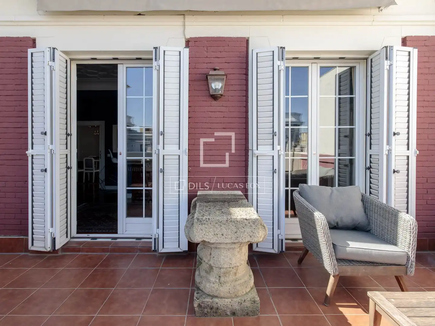 Terrace of Attic for rent in Madrid  with Air Conditioner, Heating and Parquet flooring