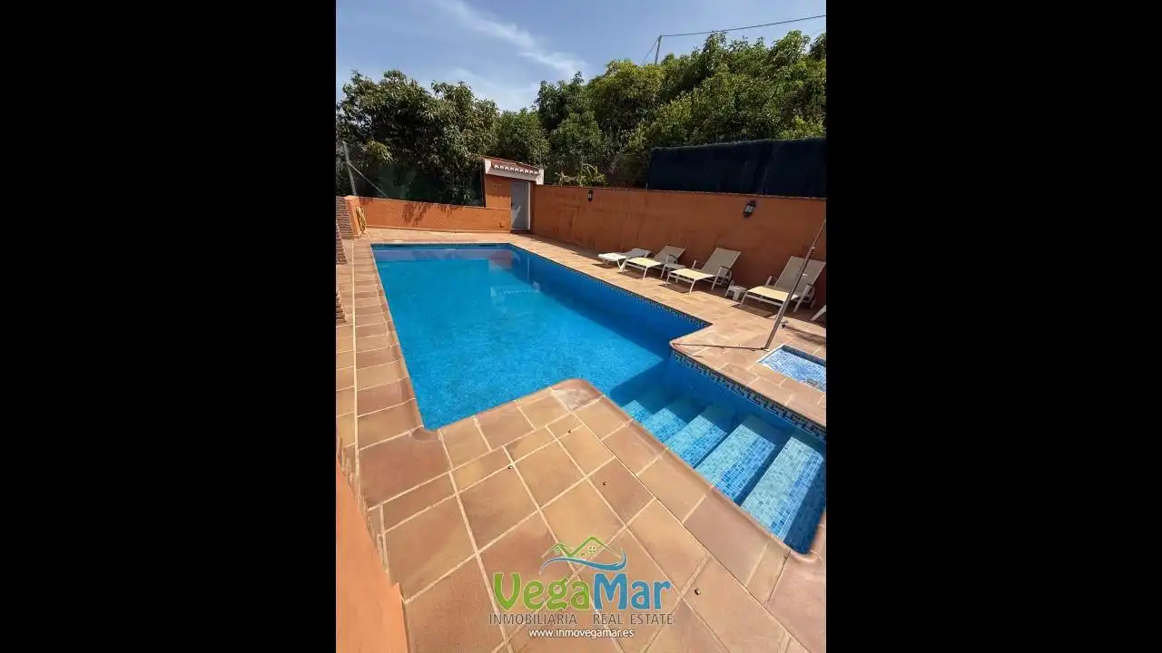 Piscina de Finca rústica en venta en Jete con Jardín privado, Terraza y Piscina