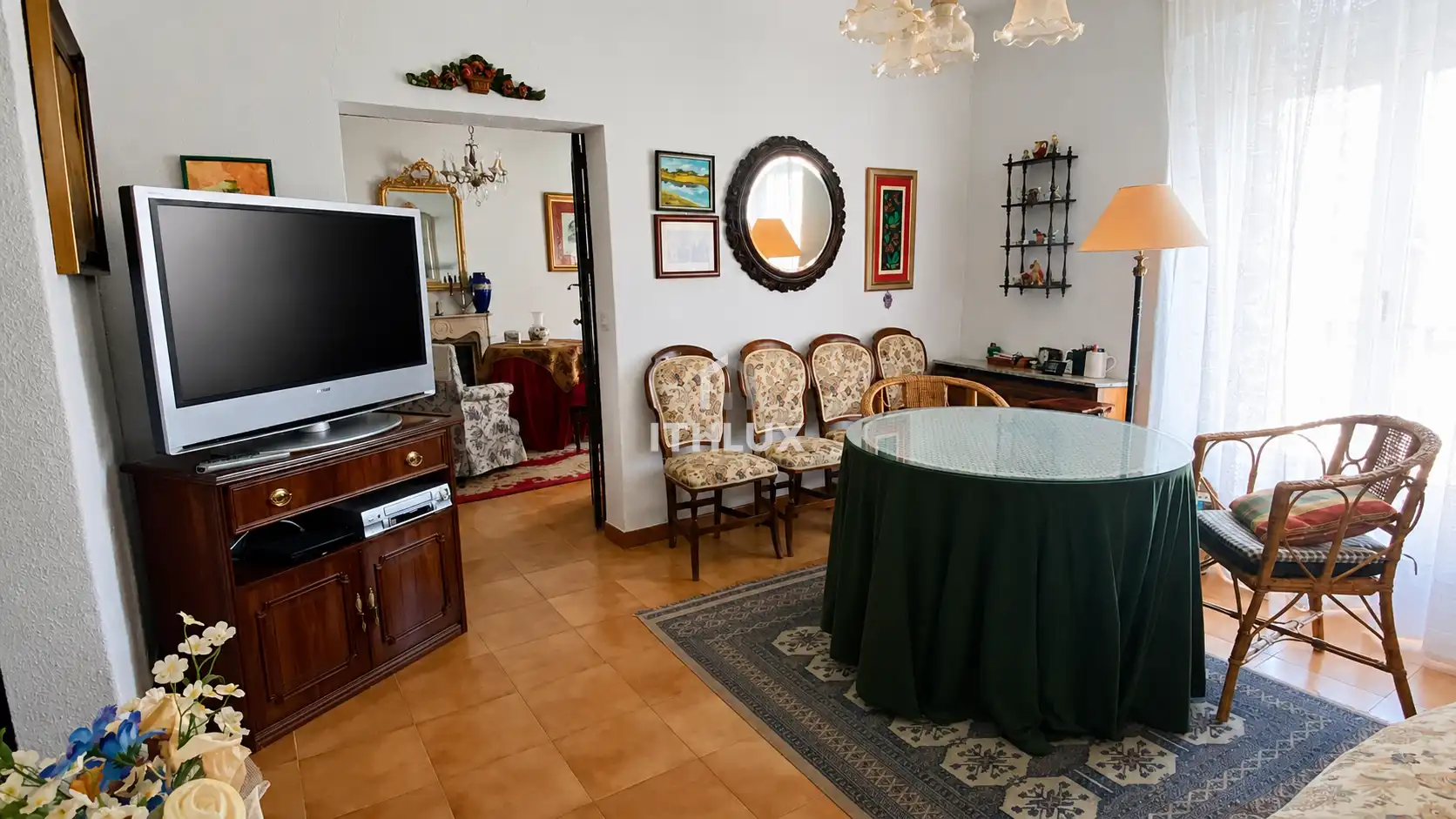 Wohnzimmer von Einfamilien-Reihenhaus zum Verkauf in Torremocha mit Klimaanlage, Heizung und Terrasse