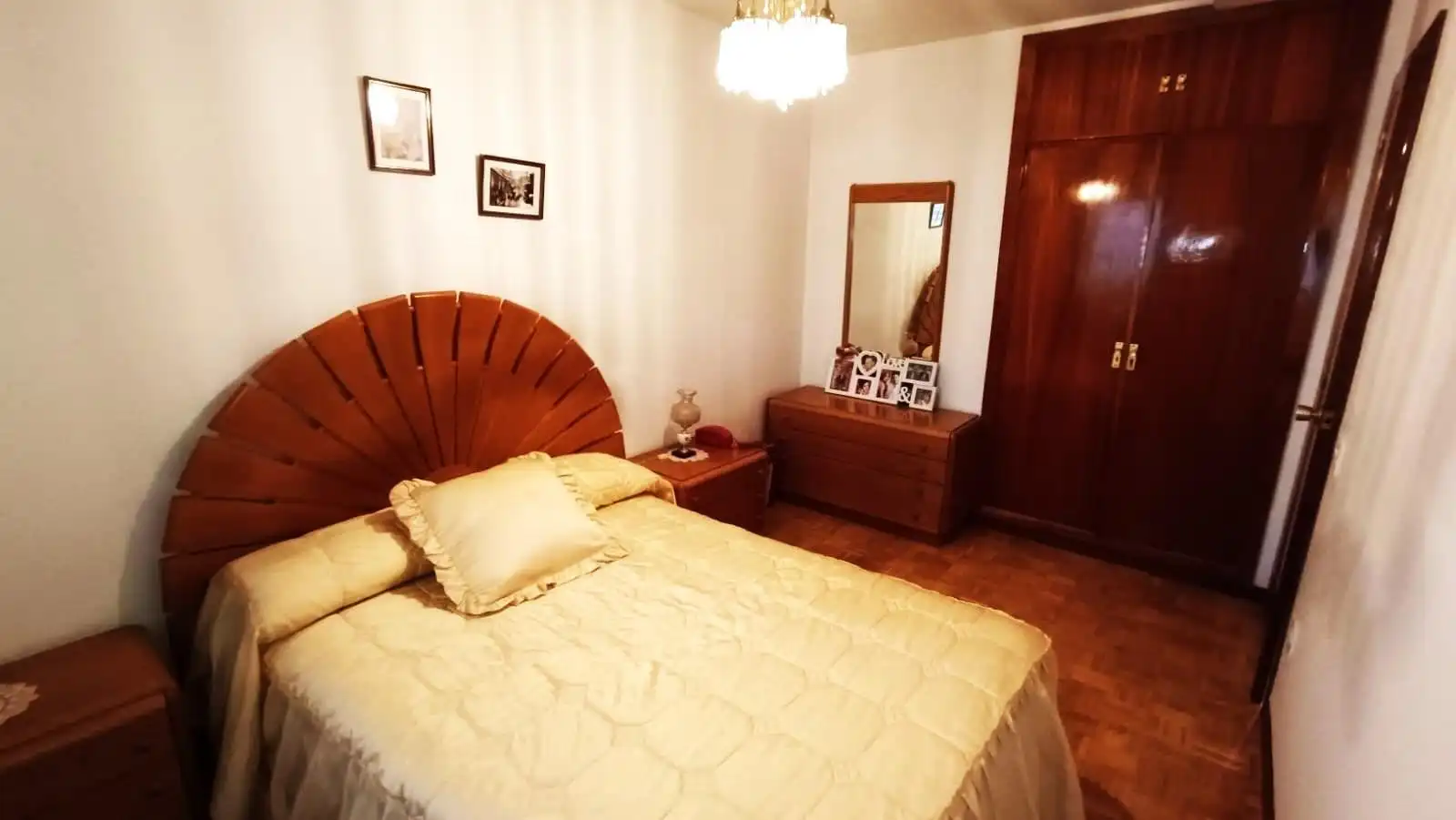 Bedroom of Flat for sale in Zamora Capital   with Heating, Parquet flooring and Terrace