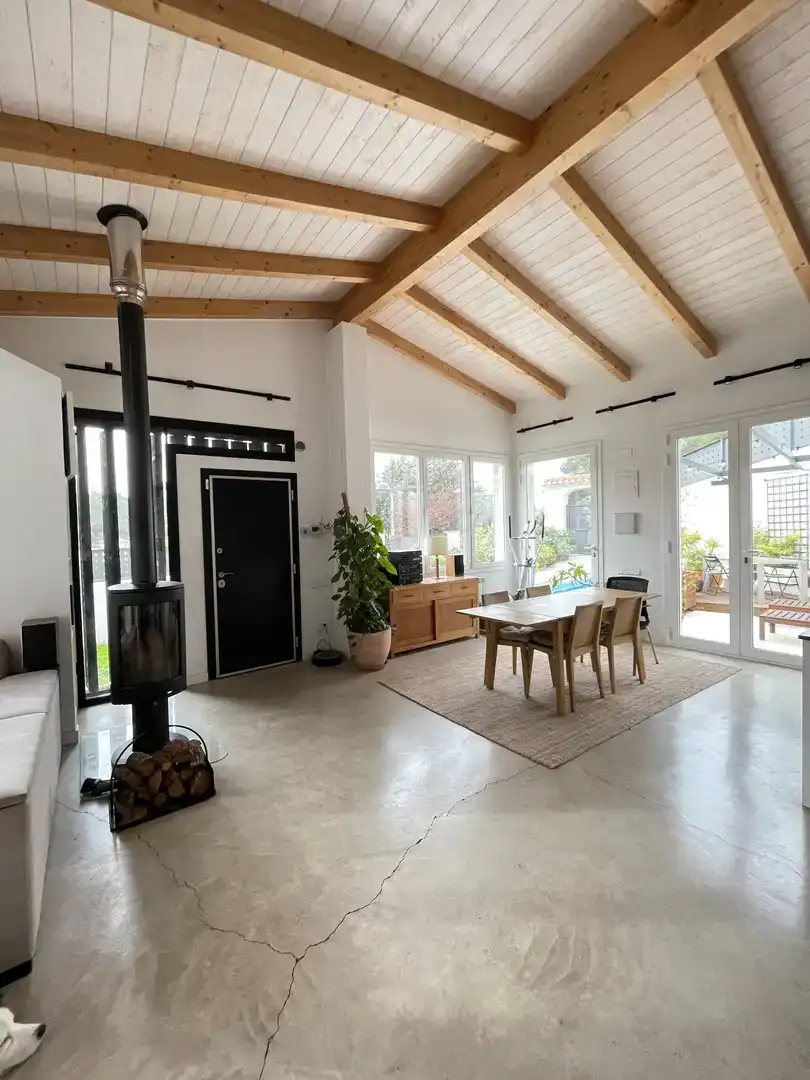 Sala d'estar de Casa o xalet en venda en Sant Cugat del Vallès amb Aire condicionat, Piscina i Balcó