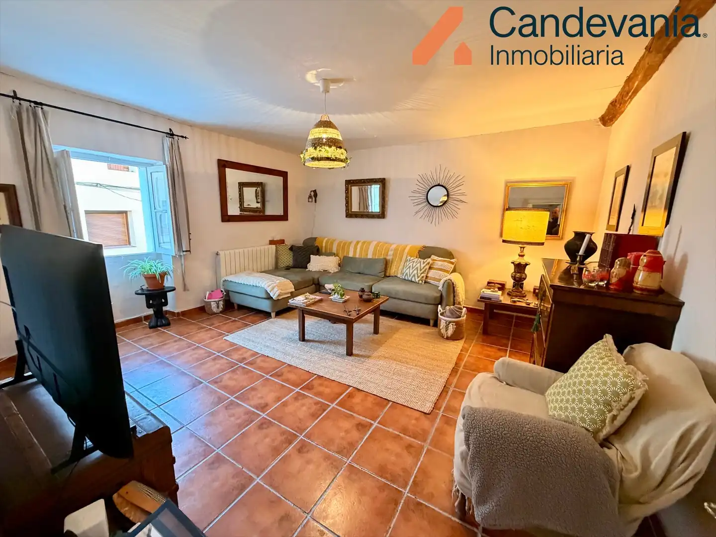 Living room of Houses for sale in Gurrea de Gállego  with Heating and Terrace