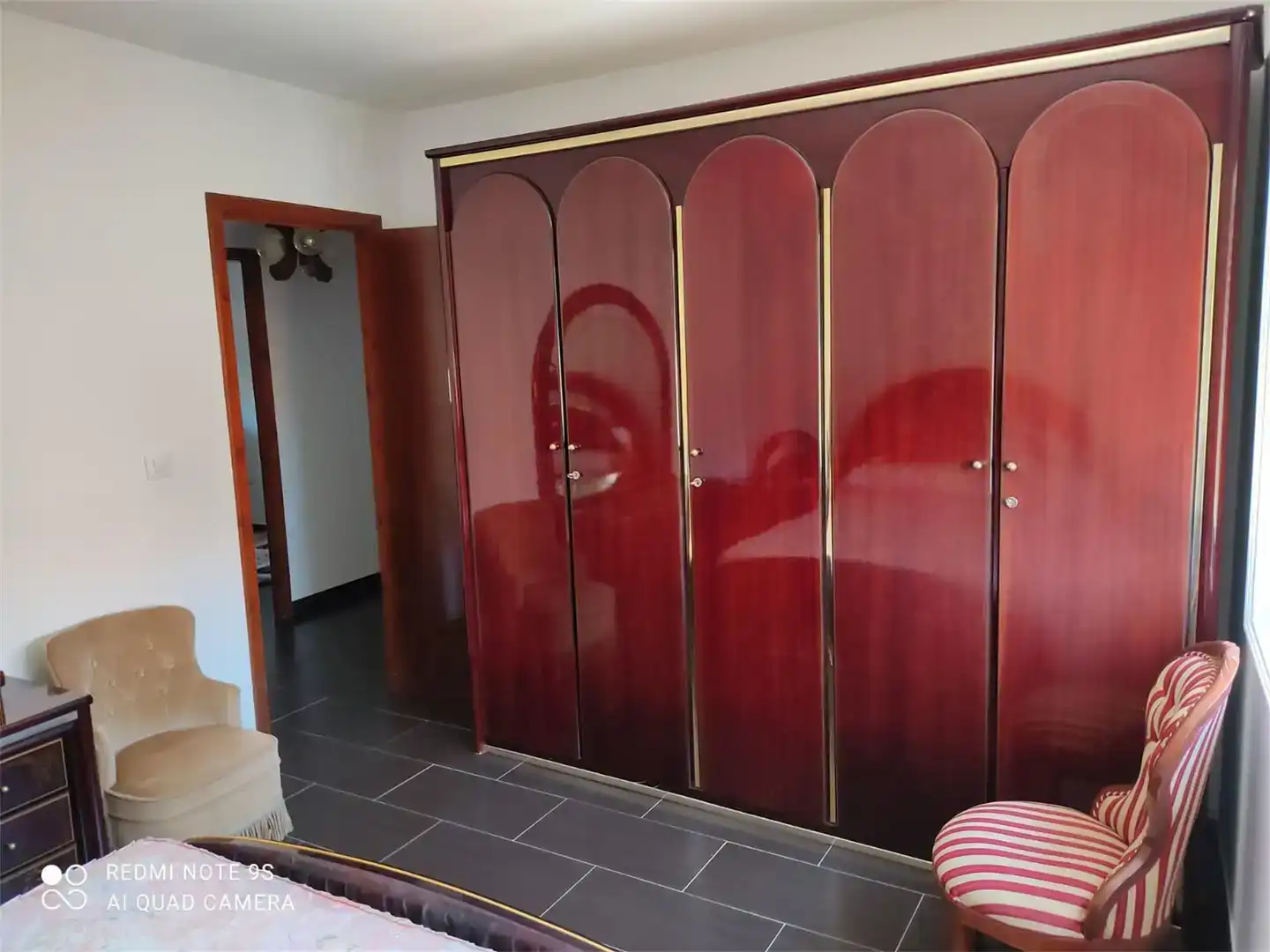Schlafzimmer von Wohnung zur Miete in Carnota mit Möbliert, Ofen und Waschmaschine