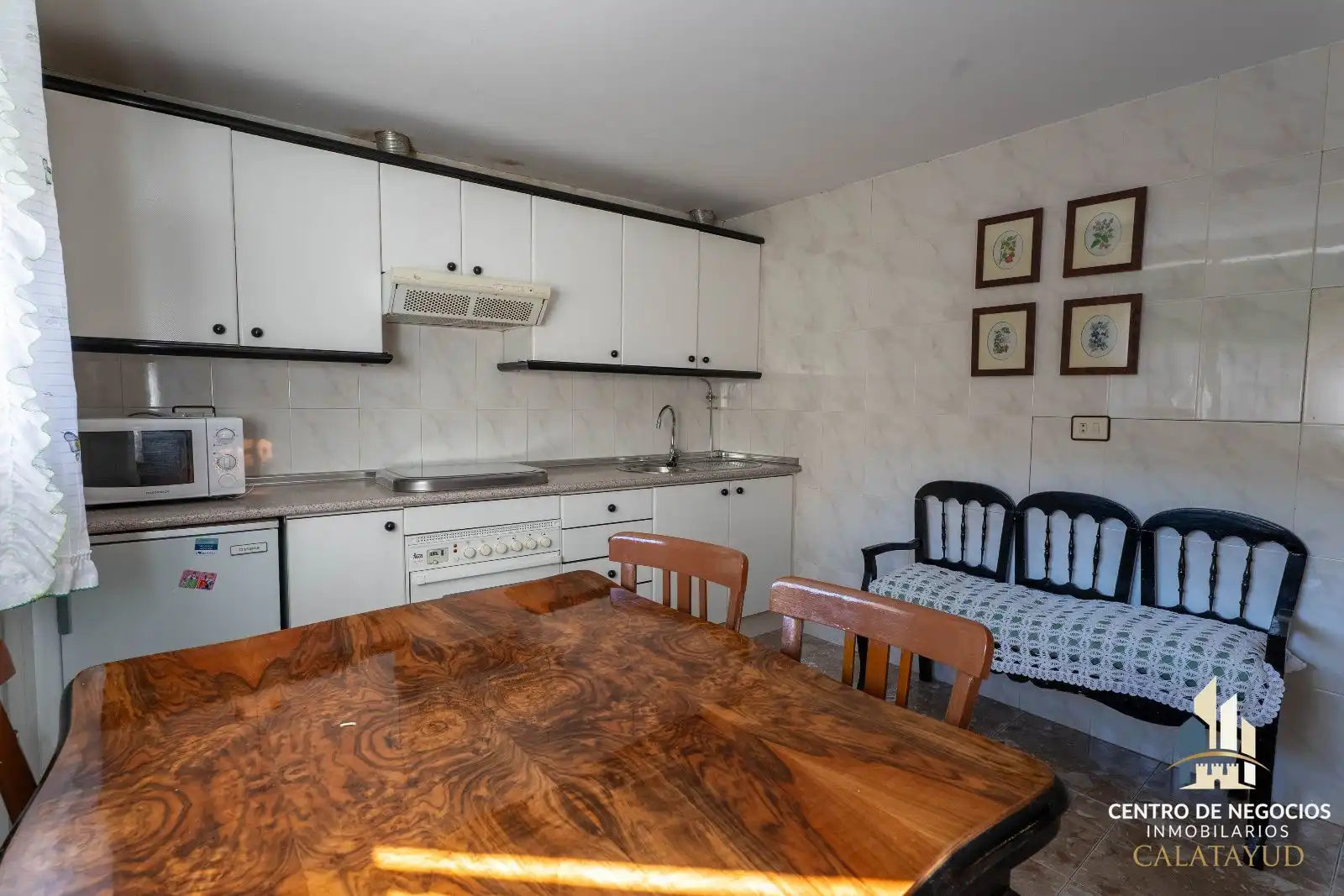 Cocina de Casa o chalet en venta en Munébrega con Jardín privado, Terraza y Amueblado