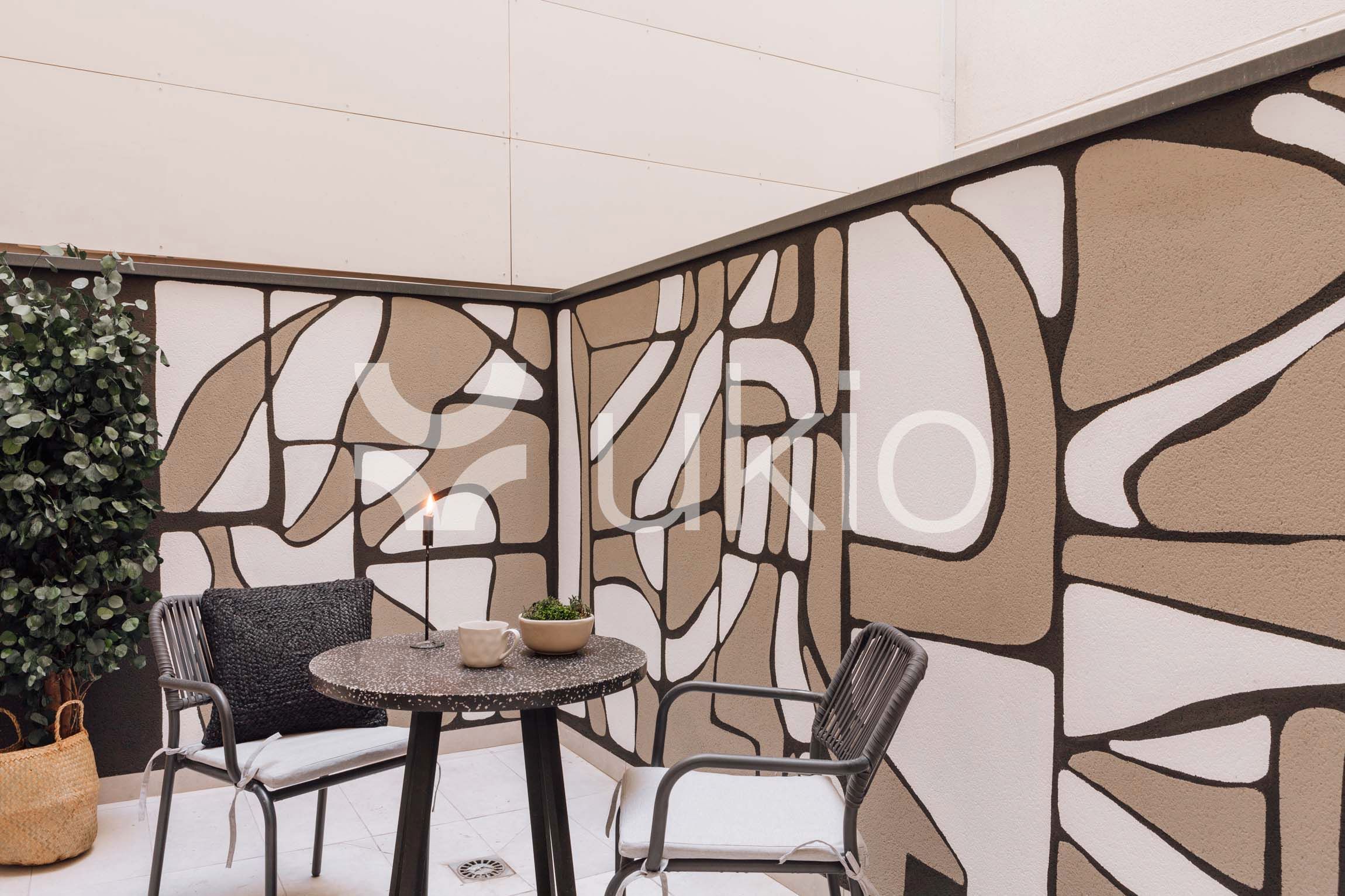 Terrassa de Apartament de lloguer en  Barcelona Capital amb Aire condicionat, Terrassa i Moblat