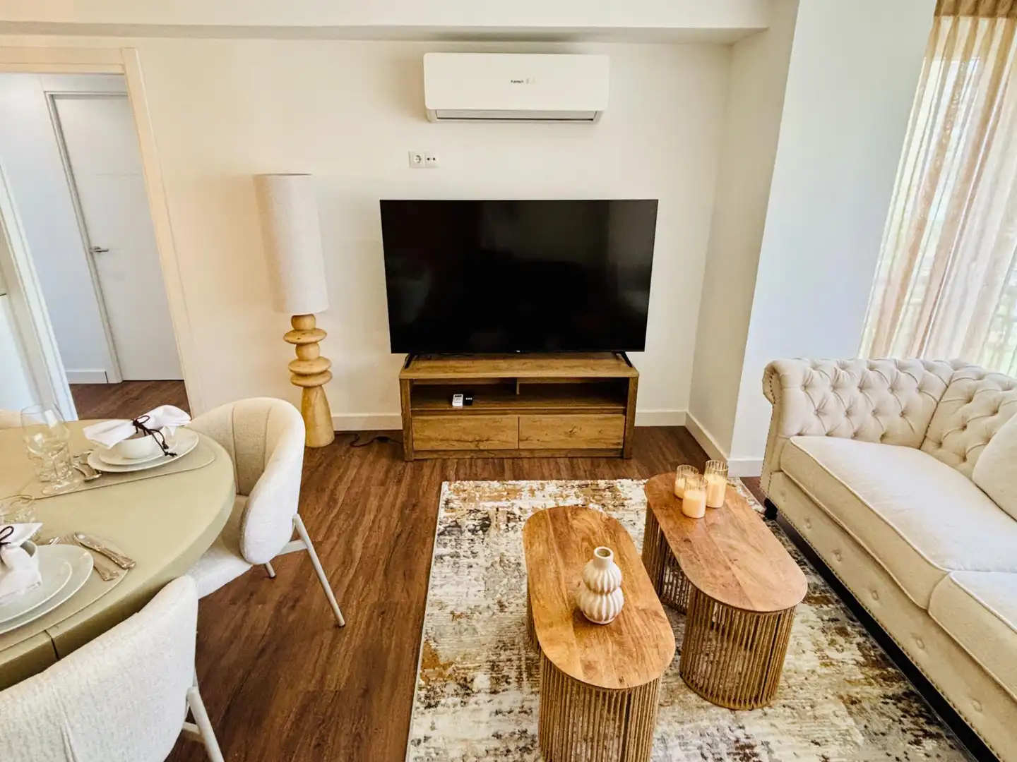 Sala de estar de Apartamento en venta en Fuengirola con Aire acondicionado, Calefacción y Jardín privado