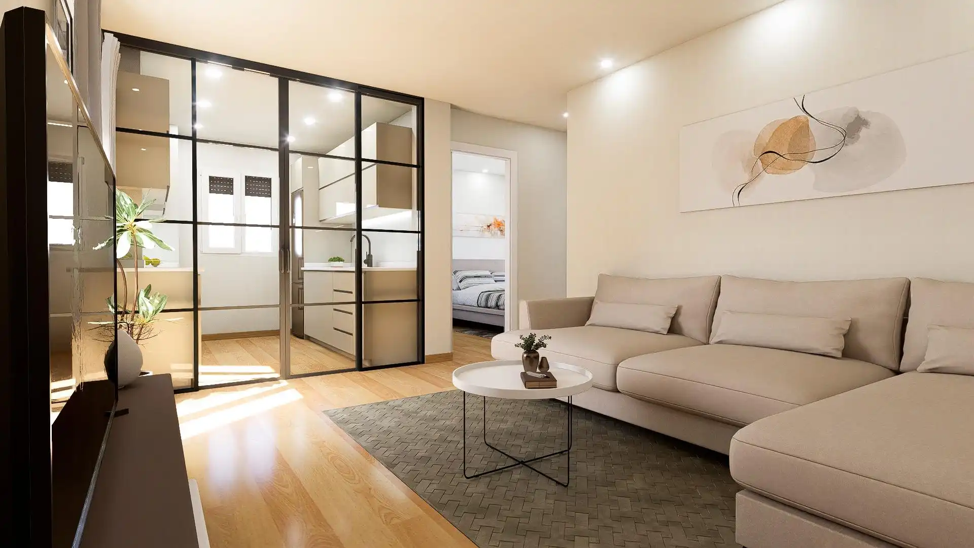 Living room of Flat for sale in Navalcarnero  with Heating, Private garden and Terrace