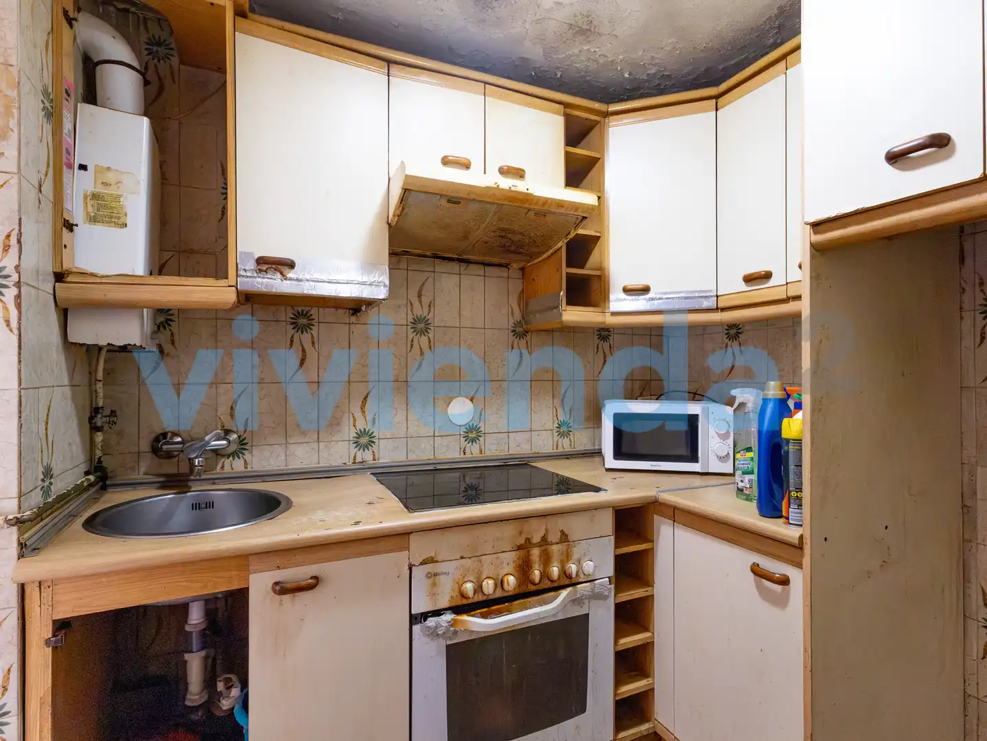 Kitchen of Flat for sale in Madrid  with Air Conditioner