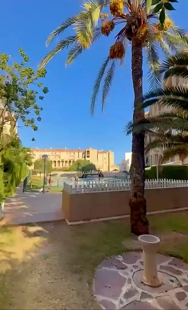 Vista exterior de Casa adosada en venda en El Campello amb Aire condicionat, Jardí privat i Terrassa