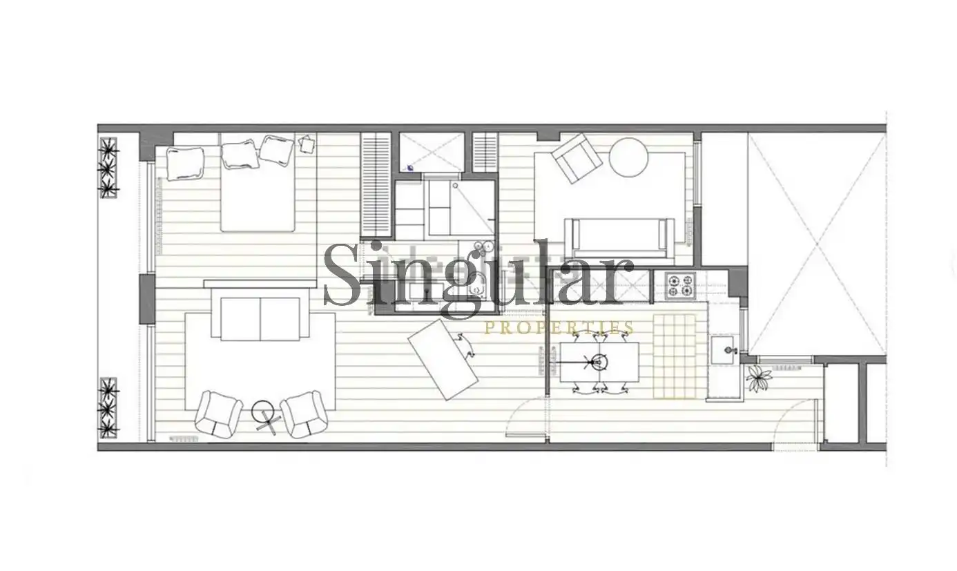 Piso con terraza en venta en Carrer del Mestre Nicolau, imagen 38