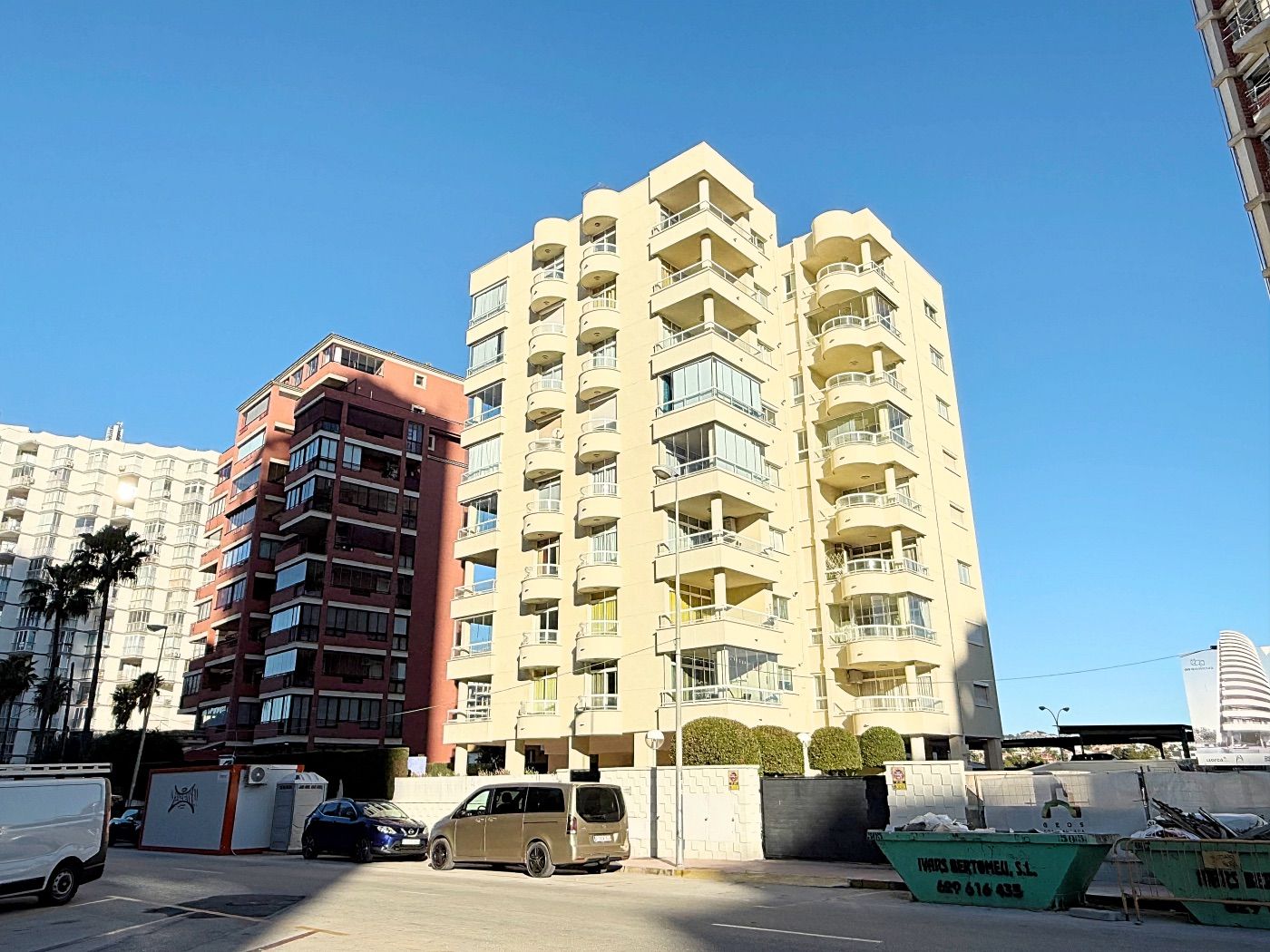 Exterior view of Apartment for sale in Calpe / Calp  with Air Conditioner, Heating and Private garden