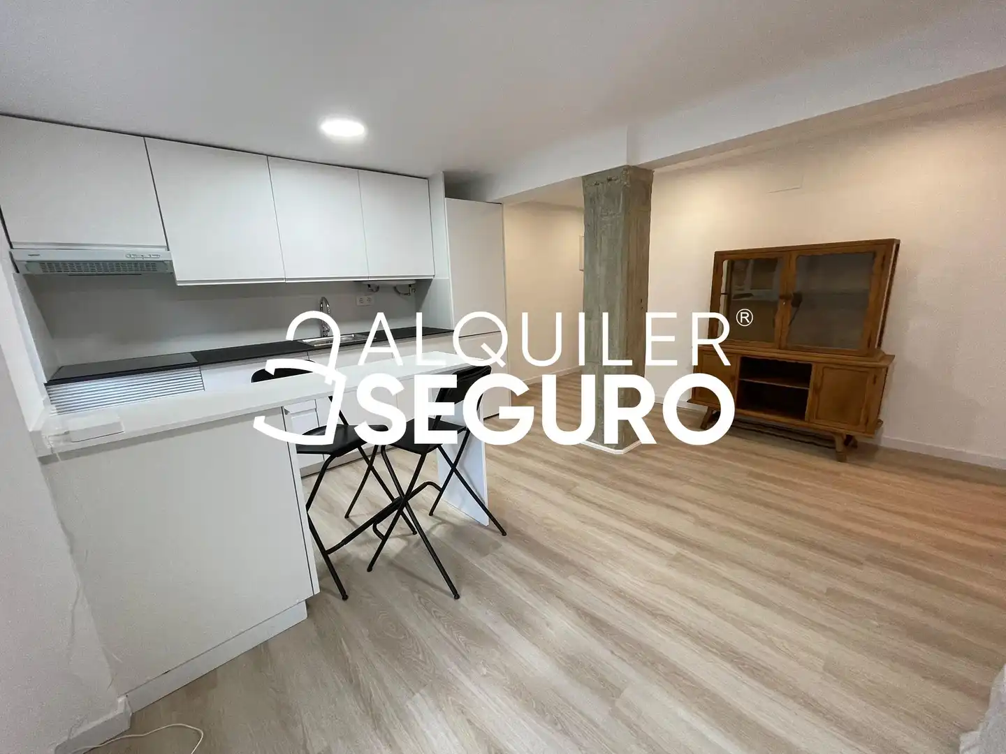 Cocina de Piso de alquiler en Madrid con Aire acondicionado, Calefacción y Amueblado